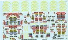 Slixx 1568 2000 Grouped Contingency 1/24 1/25 Nascar decal