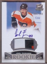 2019-20 UPPER DECK THE CUP #81 JOEL FARABEE RC AUTO PATCH 006/249!!