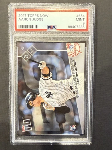 2017 Topps Now Aaron Judge Rookie RC #654 PSA 9 Mint New York Yankees
