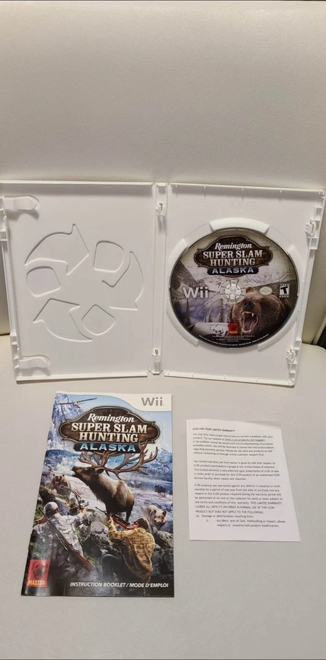 Remington Super Slam Hunting: Alaska (Nintendo Wii, 2011) - CIB - Image 3 of 3