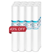 12 Pack 1/5/10/20 Micron 20"x2.5" Big Blue Sediment Water Filter Whole House RO