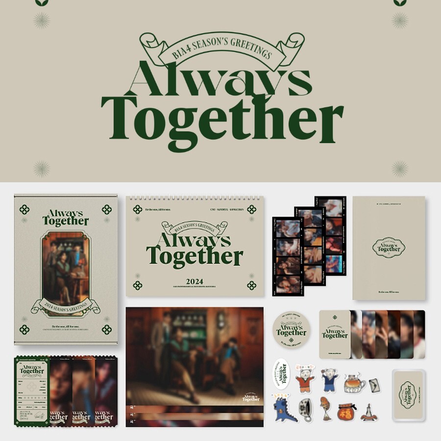 アイドル B1A4 SEASON'S GREETINGS 2017 ENJOY B1A4 B1A4 2024 SEASON'S GREETINGS [ALWAYS TOGETHER] /Calendar+Diary+