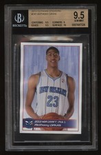 2012-13 Panini NBA Basketball STICKERS Base #241 Anthony Davis RC! BGS 9.5 GEM!