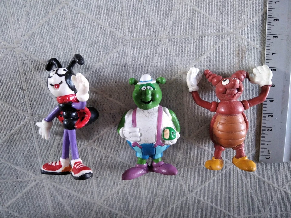Figurine PVC vintage dessin animé FERDY la fourmi - 1986 - SCHLEICH - série de 3 - Photo 1/3