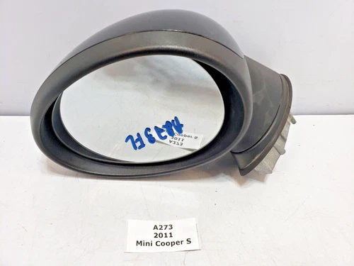 ✅ 07-15 OEM Mini Cooper R55 R56 Front Left Driver Side Mirror Black