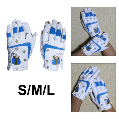 1 Paar Langlebige Kinder Kinder Golfhandschuhe Links Rechts Hand Rutschfestes