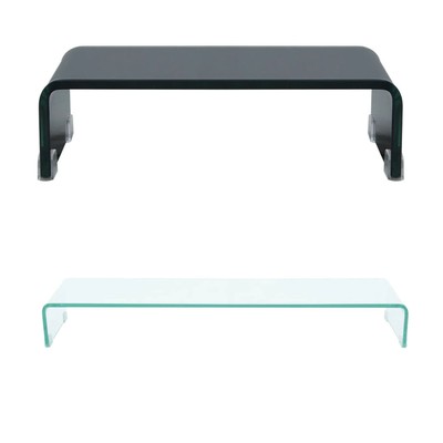 Tv aufsatz glas schwarz