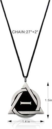 Therian Necklace Stainless Steel Therian Pride Symbol Necklace Therian Necklace - Picture 4 of 7