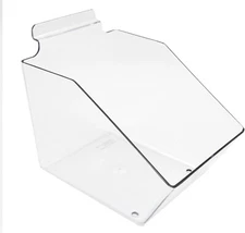 10 Slatwall Bins Dump Acrylic Clear 7 ½” X 6” X 5 ½” Plastic Display 