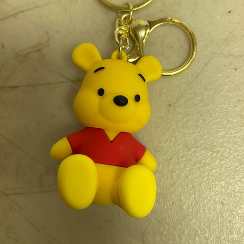 Assorted Silicone Winnie The Pooh Keychain Piglet Accessory - Picture 3 of 5