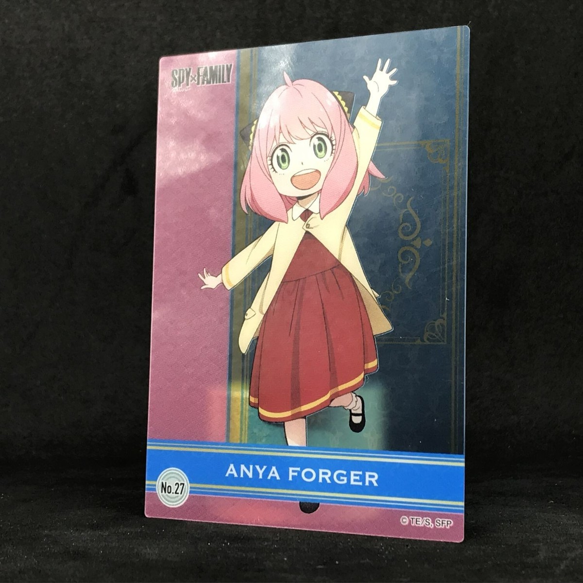 SPY x FAMILY ANYA FORGER No.27 Japanese Collectable Clear Card