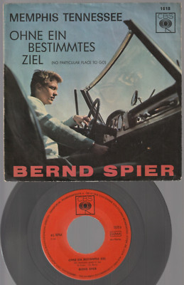   2 x 7'' 1964 Bernd Spier CHUCK BERRY Memphis Tennessee DIFFRENT CBS 1618 VG++  