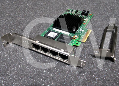 X8DHT Dell Intel Quad-Ports Gigabit Ethernet PCI E 2.1 x4 Server Network Adapter