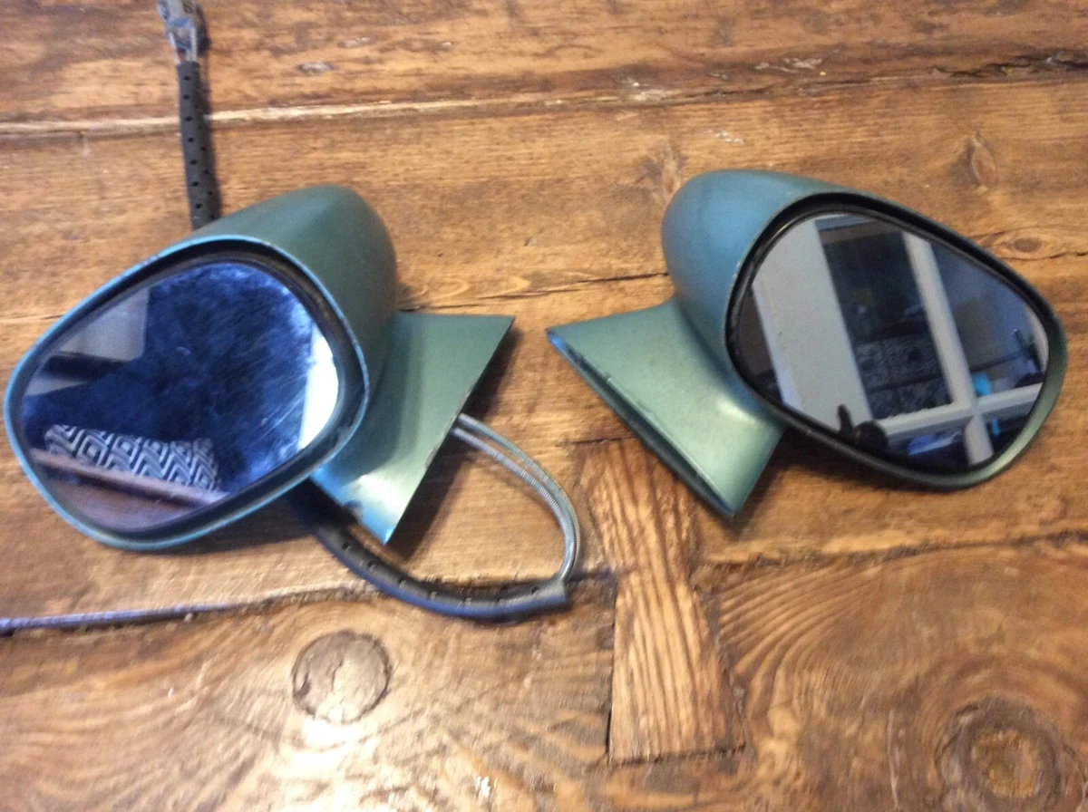 VTG GM g-body bullet side mirrors factory set green #60578-401 | eBay
