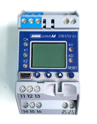 Jumo Safety M STB/STW Ex. Type:701155/8-01-0253-2001-25/005 Temp Limiter.