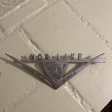 VINTAGE NOR-LAKE HUDSON WISCONSIN APPLIANCE Emblem