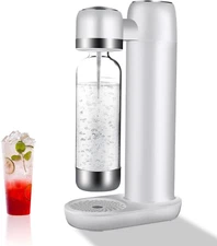 Stainless Steel Soda Maker, Soda Streaming Machine for Home, Soda Machine with 1