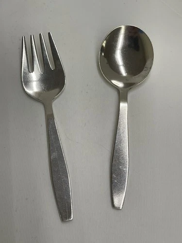 Towle Sterling  Silver 4” Each Baby Spoon and Fork Set No Monogram 29g