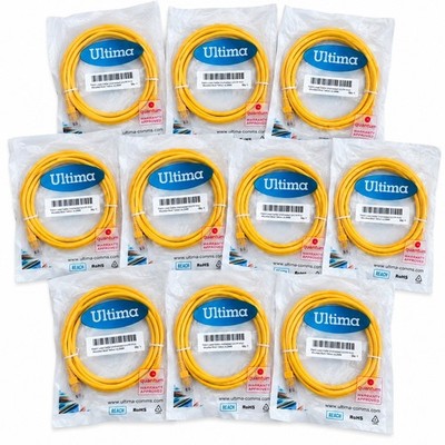 10er Pack 2 Meter Cat5e Ethernet Kabel RJ45 Netzwerk LAN Patchkabel Internetkabel