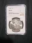 1898 $1 Morgan Silver Dollar Ngc Ms64