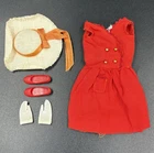 Vintage Barbie Skipper Red Sensation #1901 Doll Outfit Near Complete Read