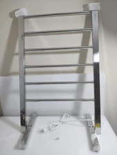 WARMLY YOURS Polished Freestanding Plug In  6 Rack Towel Warmer Model TWS5-IBZ06
