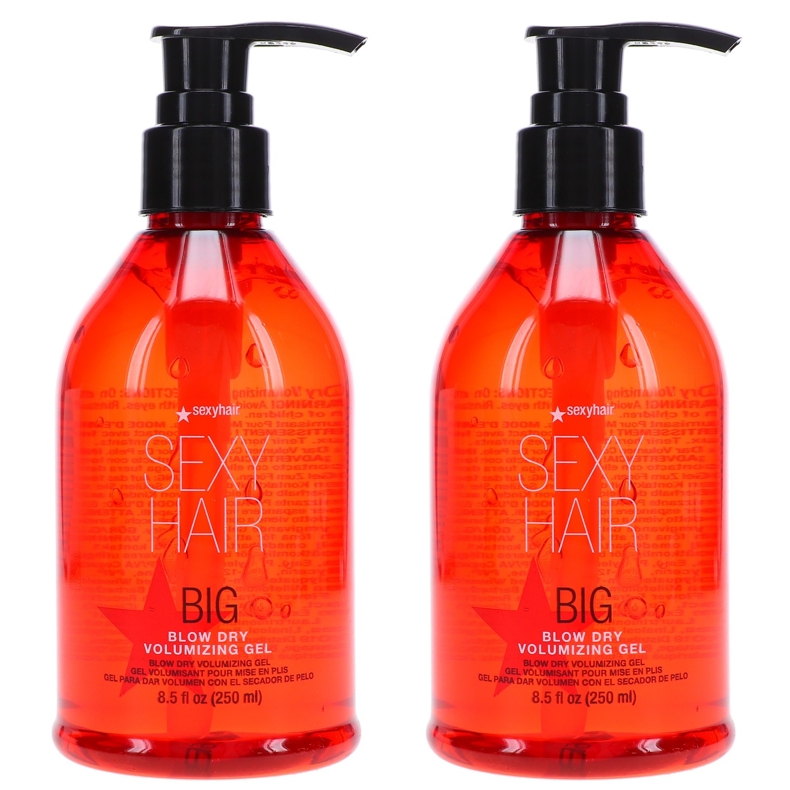 Sexy Hair Big Sexy Hair Blow Dry Volumizing Gel 8.5 oz 2 Pack