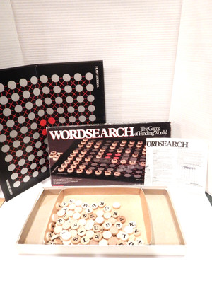 Vintage WORDSEARCH The Game Of Finding Of Words Board Game By Pressman READ