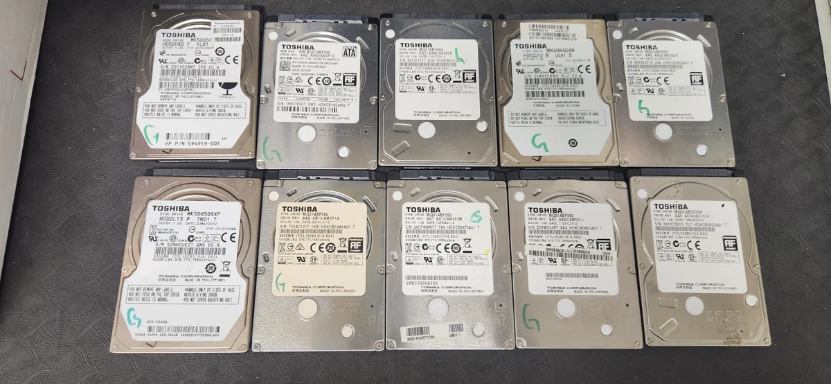 TOSHIBA 500GB 内蔵型ハードディスク13枚セット Toshiba 500GB Computer Internal Hard Disk Drives for sale | eBay