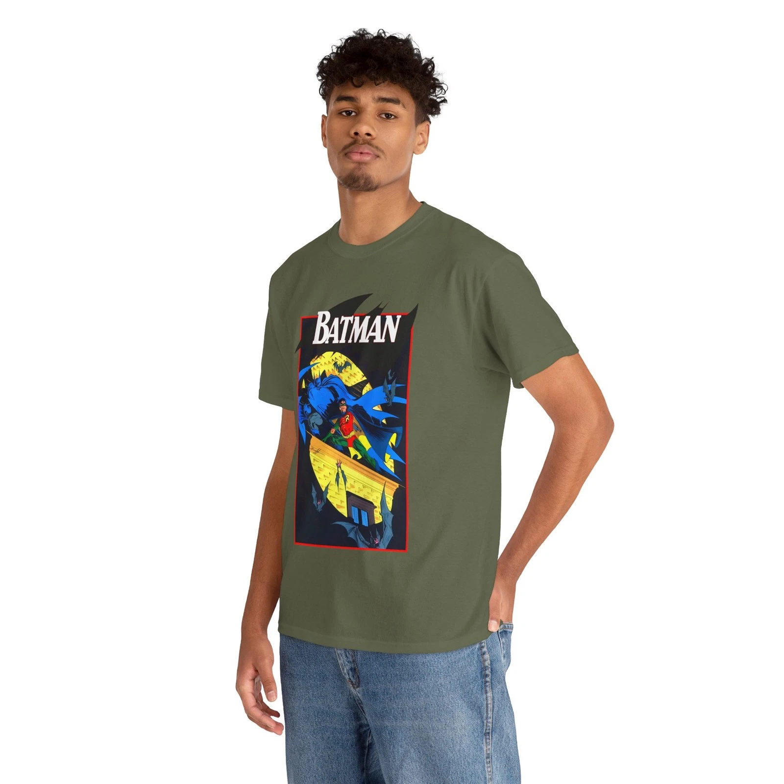 Batman & Robin T-Shirt - Norm Breyfogle Art - DC Comics - Dynamic Duo - Gotham
