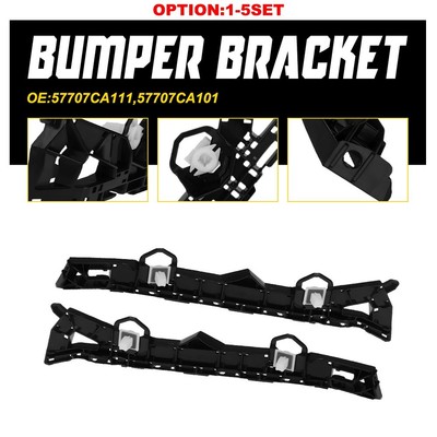 For 2013-2020 Subaru BRZ Left Right Bumper Mounting Support Bracket Black 2-20x