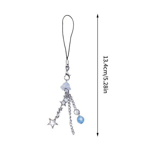 Jellyfish Phone Chain Sweet Tassel Phone Lanyard For Girls Keychain Phone StrGU - 第 1/14 張圖片