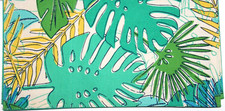 Essential Home Tropical Green Yellow Leaf Lea...