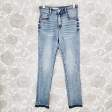 Anthropologie Pilcro Mid Rise Cigarette Raw hem Women's Jeans 26 1903