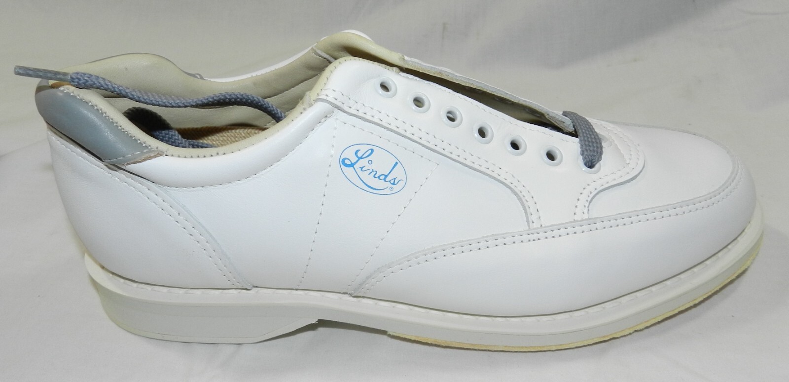 Lotto 16 Scarpe da bowling casual Linds nuove con scatola Uomo LH 8 D Bianco
