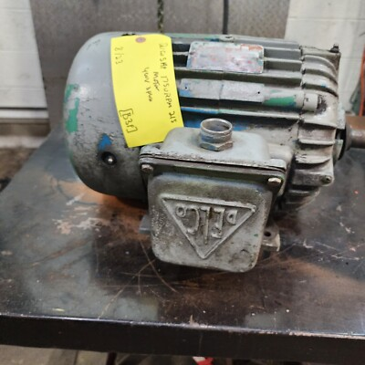 #ad Delco 5HP 1750RPM 215 Frame Electric Motor 460v 3 ph B3F $189.99
