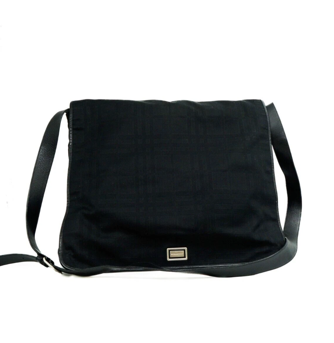 Burberry london check messenger bag clearance