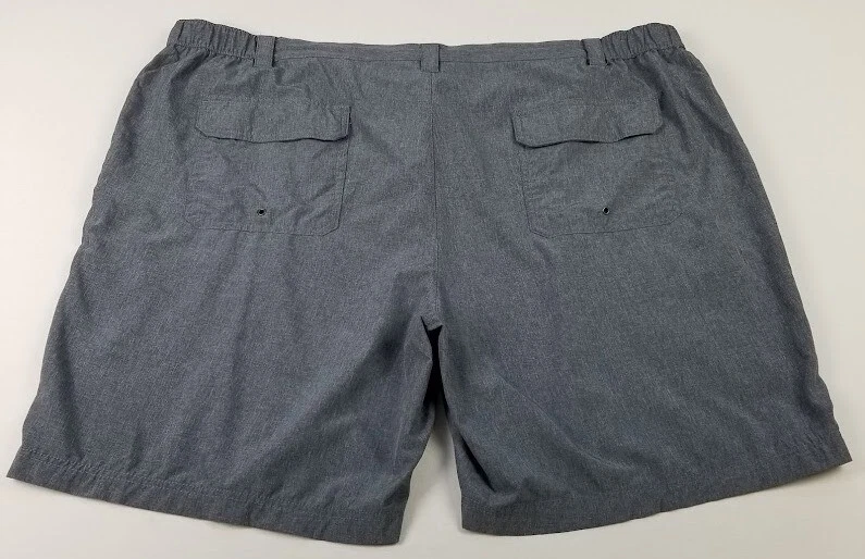 Pantalones Cortos Carga Croft & Barrow Para Hombre 52 Grises Bolsillos Laterales Cintura Elástica Elastizados Caminar Foto 3 de 4