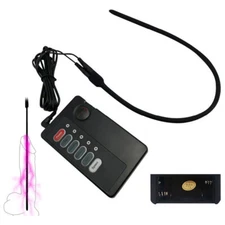 USA Electric Sound Male Penis Plug & Host Stretcher Dilator E-Stim Enhancer Set