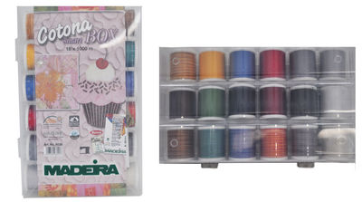 Madeira Cotona Smartbox 18 x 1,100 Yard Spools Art. No. 8036
