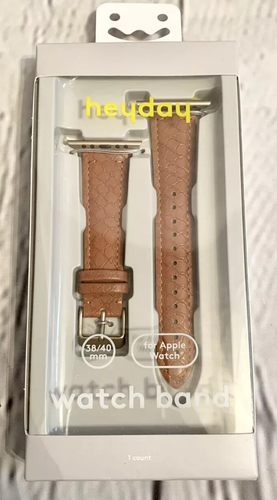 Heyday for Apple Watch Band, Brown Faux Leather 38/40mm #71 (BOX 11)