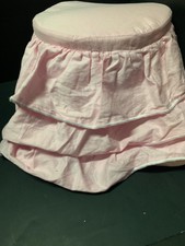 Pottery Barn Kids Lavender Ruffled Vanity Stool Cushion For Sale