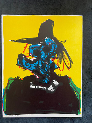 ANTONIO SAURA - FARBLITHOGRAPHIE - UNSIGNIERT - sehr selten