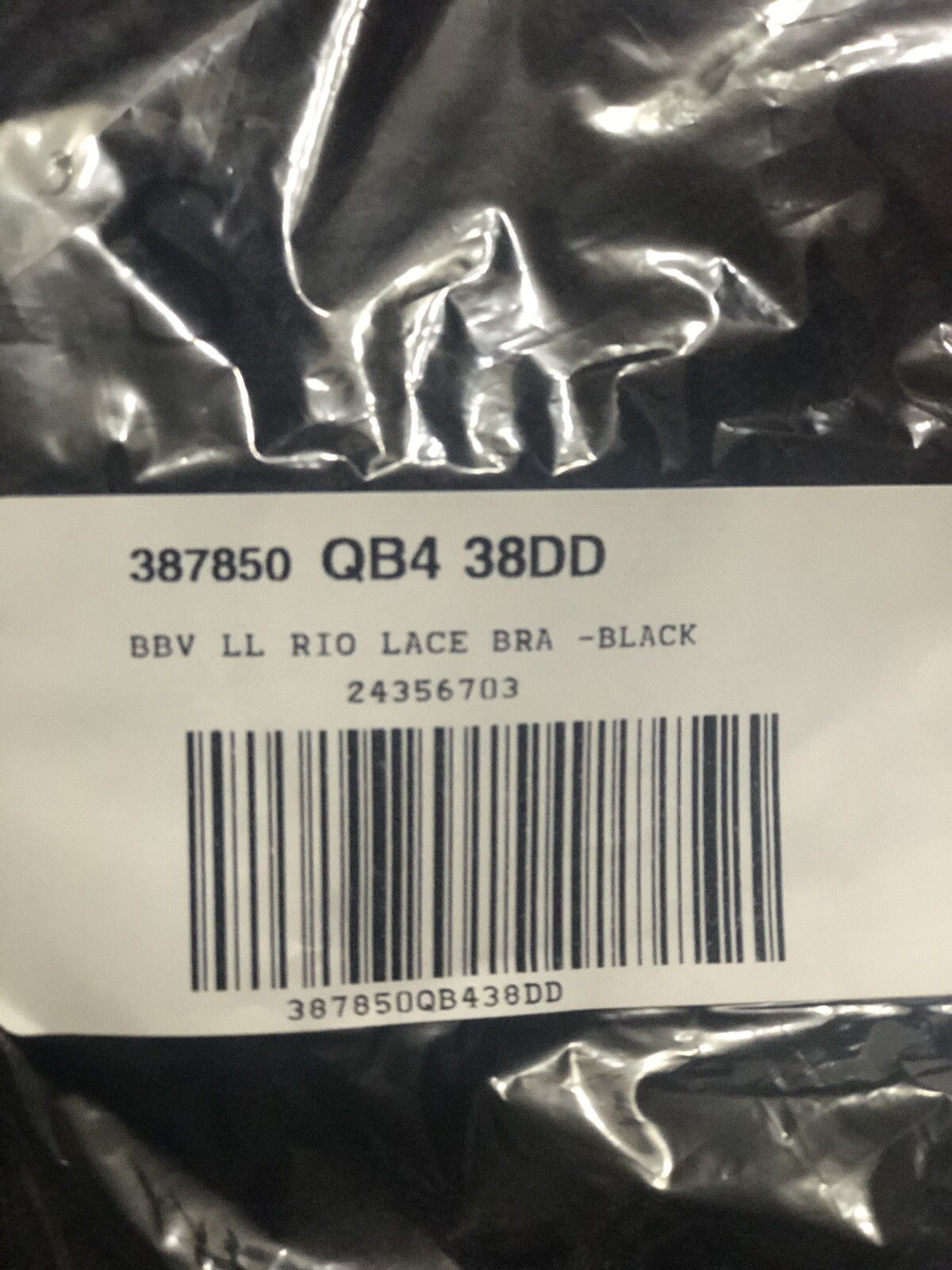 NWT VICTORIA'S SECRET BODY BY VICTORIA LONG LINE DEMI LACE BRA BLACK 38DD