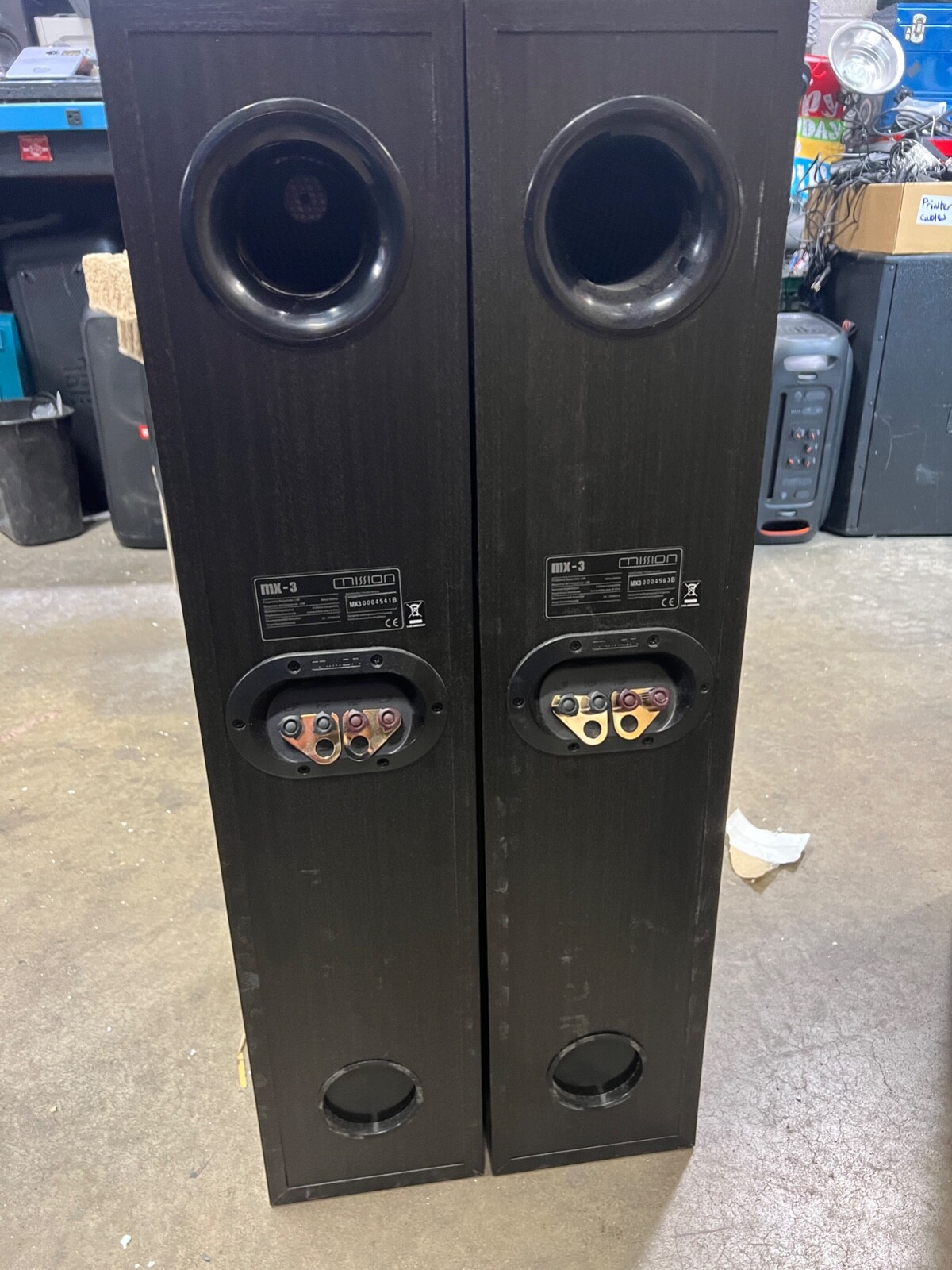 2 X MISSION MX3 FLOOR STANDING SPEAKERS eBay