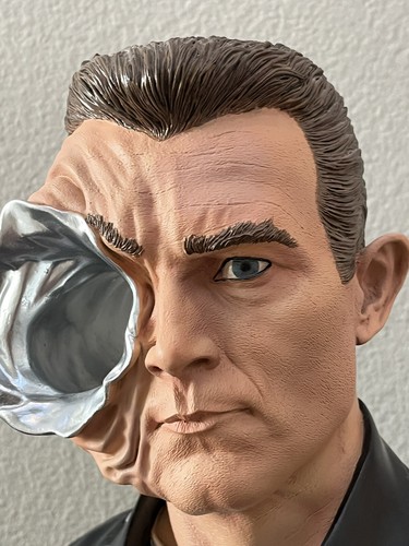 NEW 1:2 SIDESHOW TERMINATOR T-2 T-1000 LEGENDARY SCALE Resin BUST Robert Patrick - Picture 15 of 24