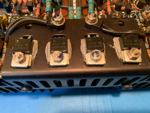 Marantz 4400 Quad Receiver Parting Out P700 Amplifier / Outputs + Heatsink - Picture 8 of 11