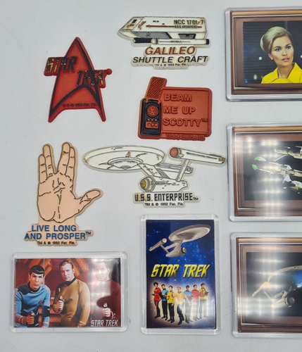 Vintage Sammlung x10 Star Trek Kühlschrankmagnete Enterprise; Galileo; Prosper etc - Bild 5 von 18