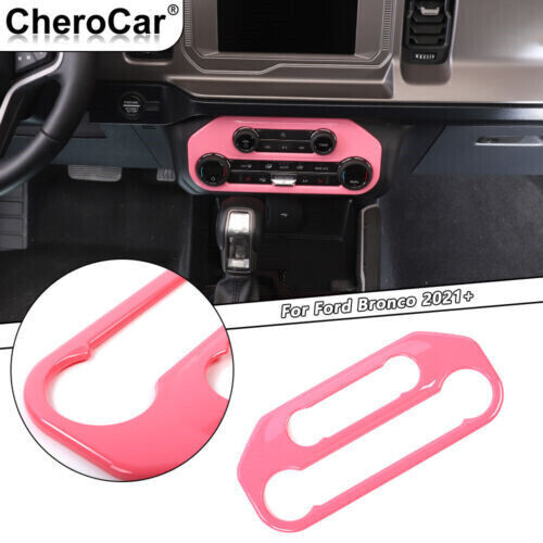 Pink Interior Handles Gear Panel Dash Decor Cover Trim Kit For 2021+ Ford Bronco - Bild 6 von 13