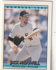 FREE SHIPPING-MINT-1992 Donruss Cracker Jack Series 2 Jack McDowell #34 MINI-WSO